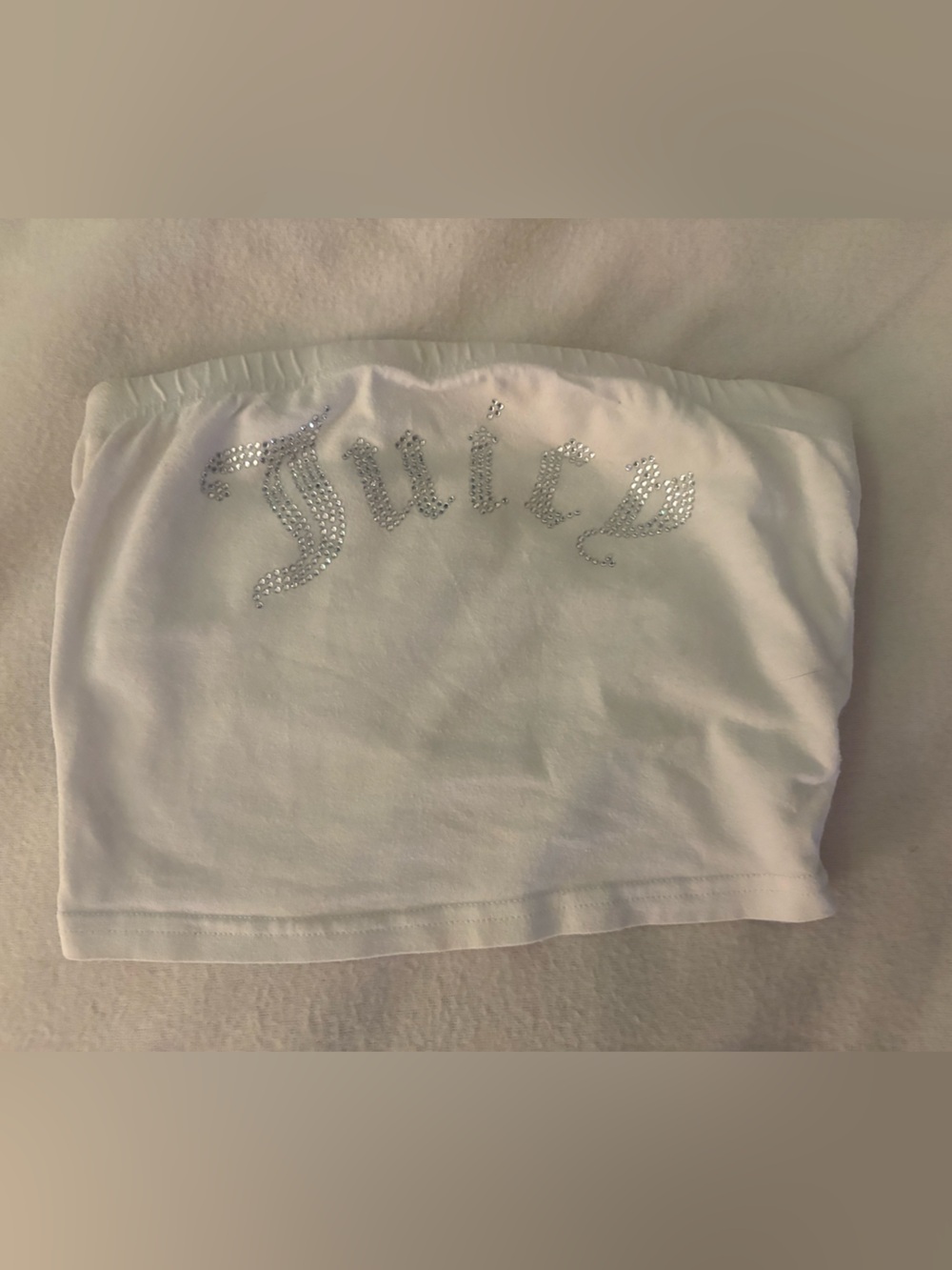 Juicy couture logo tube top